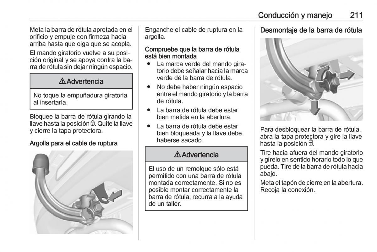 Opel Astra J IV 4 manual del propietario / page 213