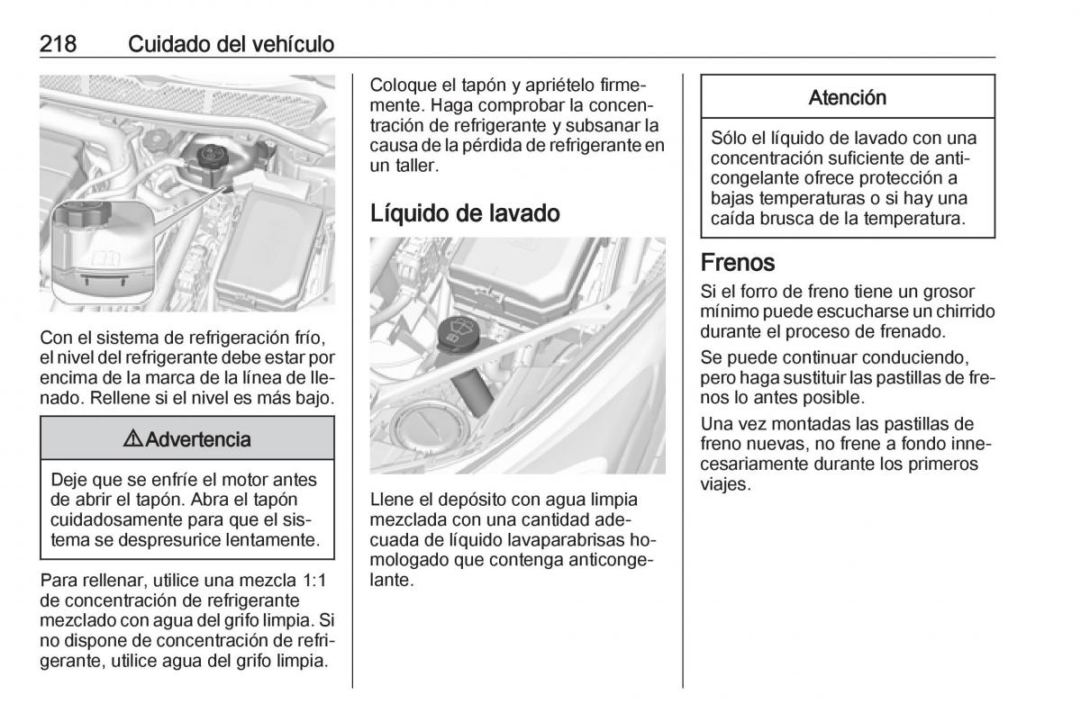 Opel Astra J IV 4 manual del propietario / page 220