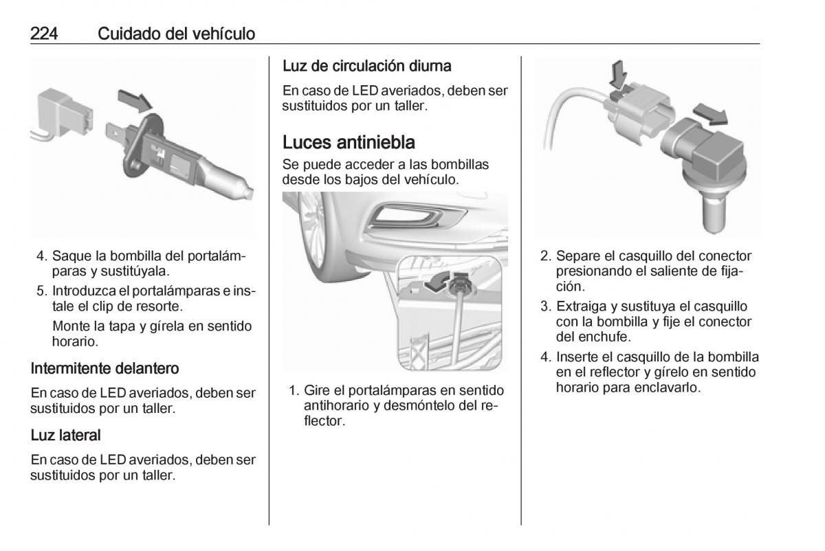 Opel Astra J IV 4 manual del propietario / page 226