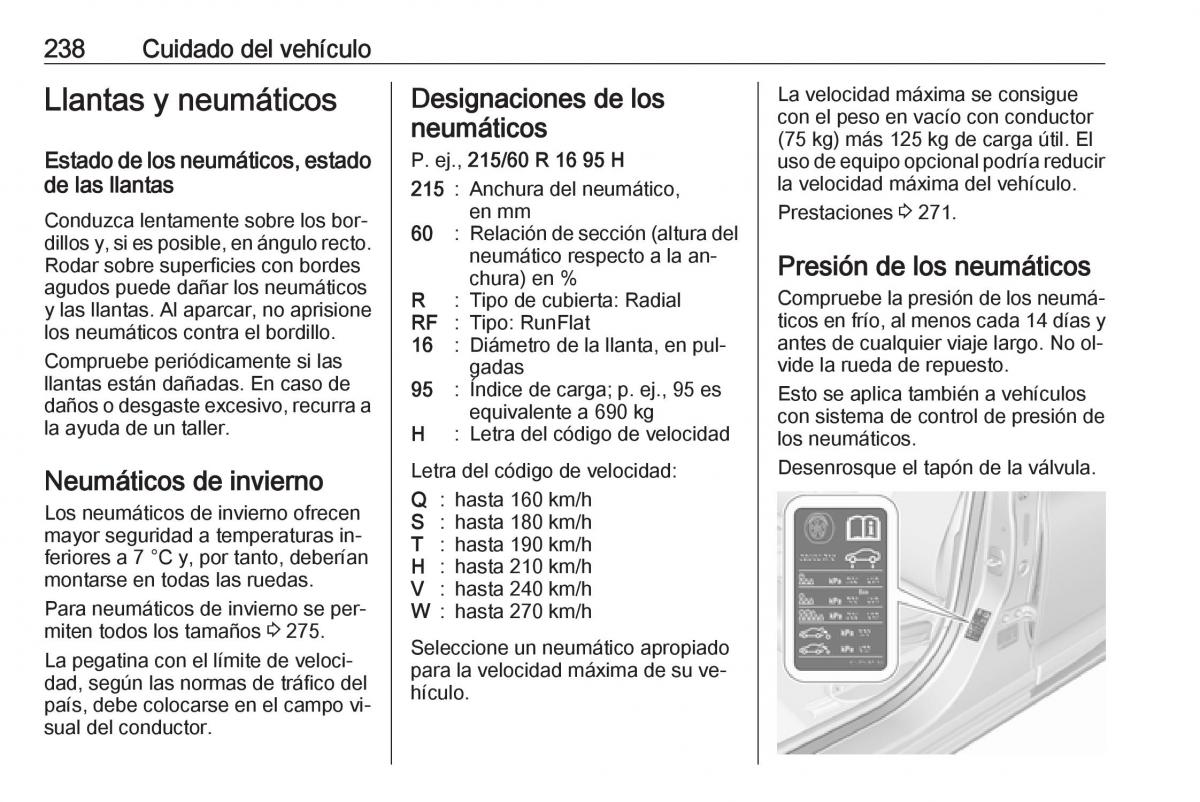 Opel Astra J IV 4 manual del propietario / page 240