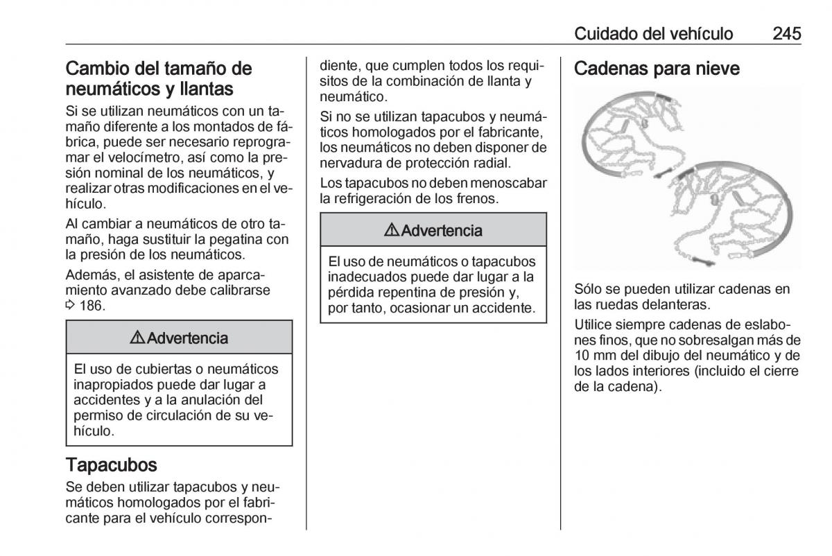 Opel Astra J IV 4 manual del propietario / page 247