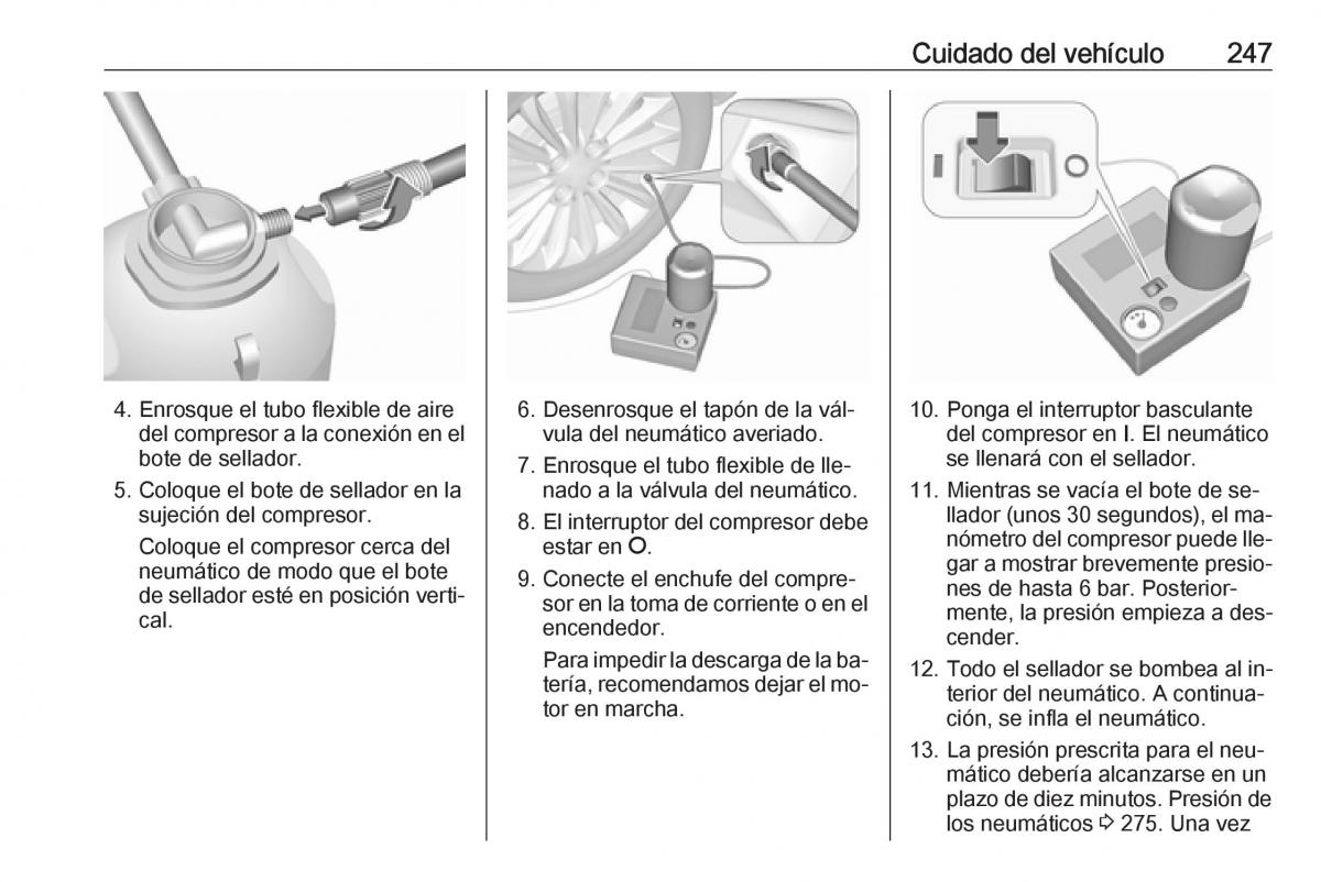 Opel Astra J IV 4 manual del propietario / page 249