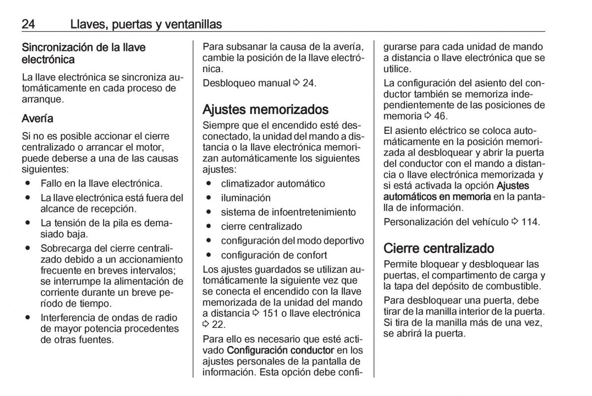 Opel Astra J IV 4 manual del propietario / page 26