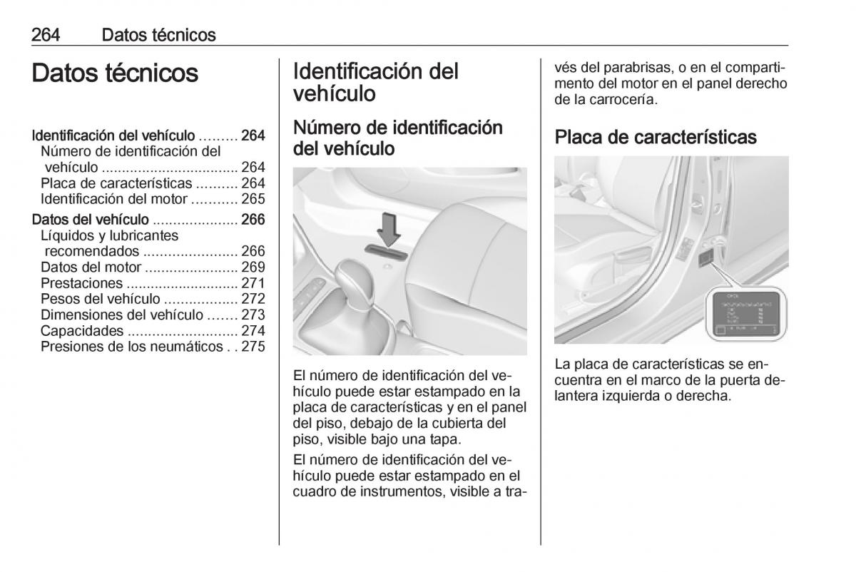 Opel Astra J IV 4 manual del propietario / page 266