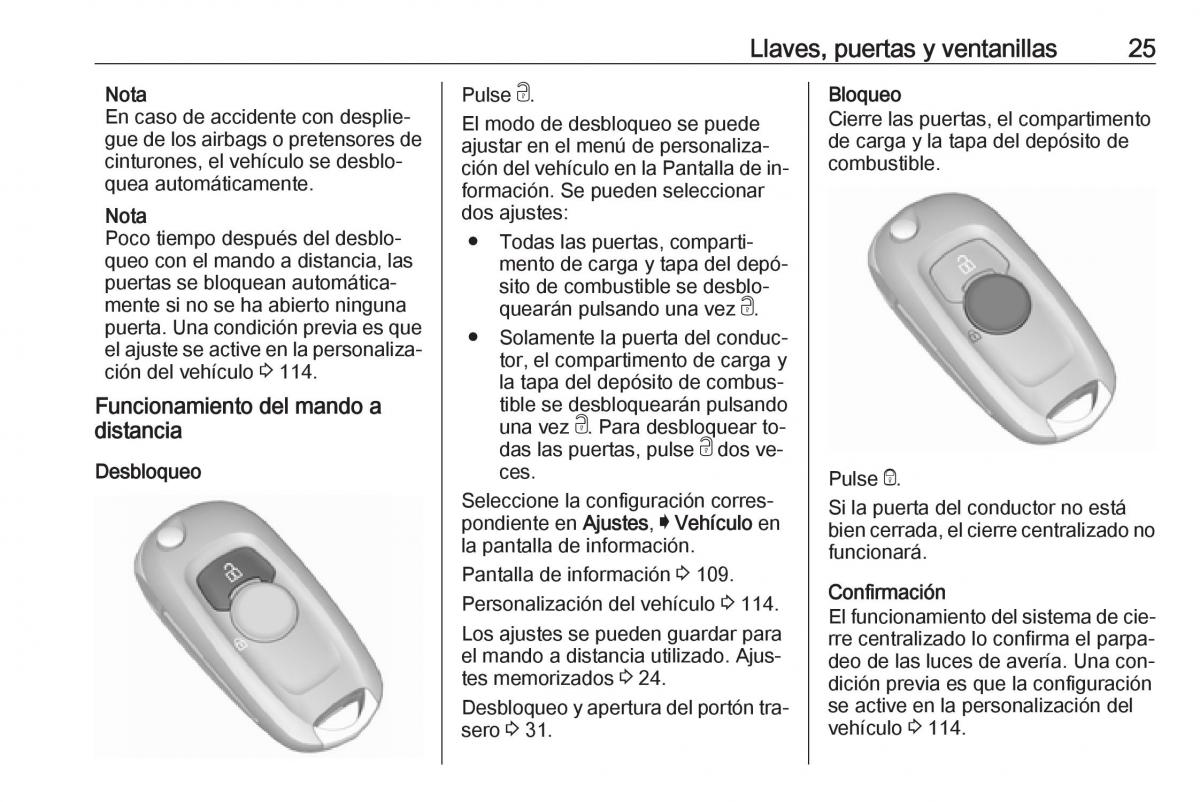 Opel Astra J IV 4 manual del propietario / page 27