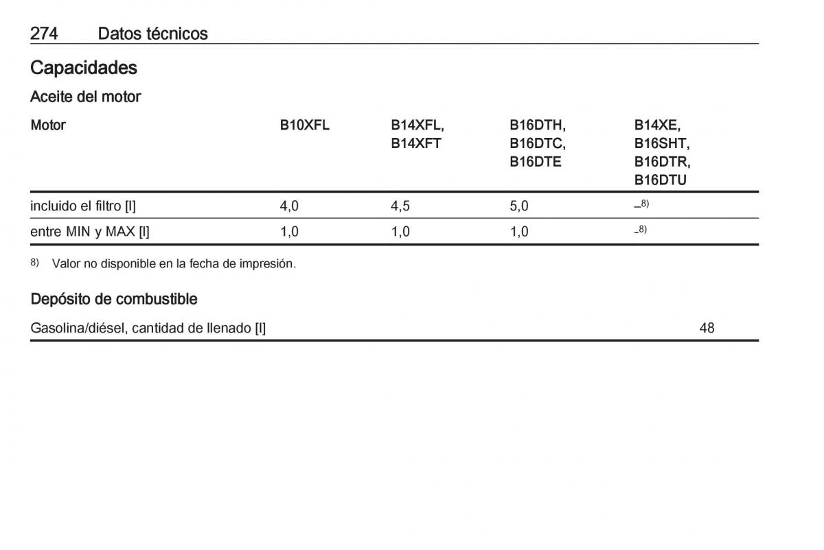 Opel Astra J IV 4 manual del propietario / page 276