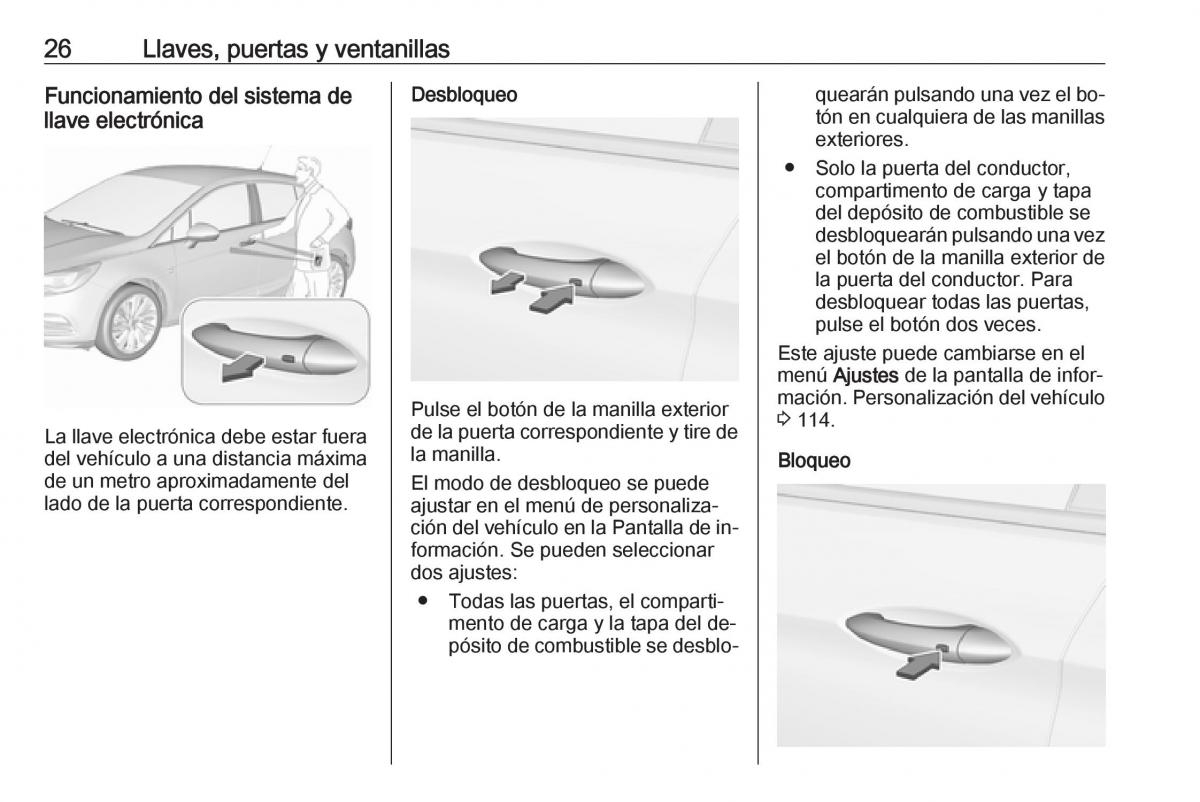 Opel Astra J IV 4 manual del propietario / page 28