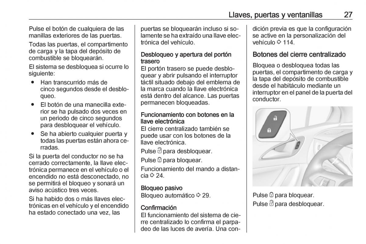 Opel Astra J IV 4 manual del propietario / page 29