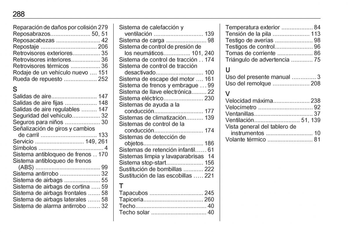 Opel Astra J IV 4 manual del propietario / page 290