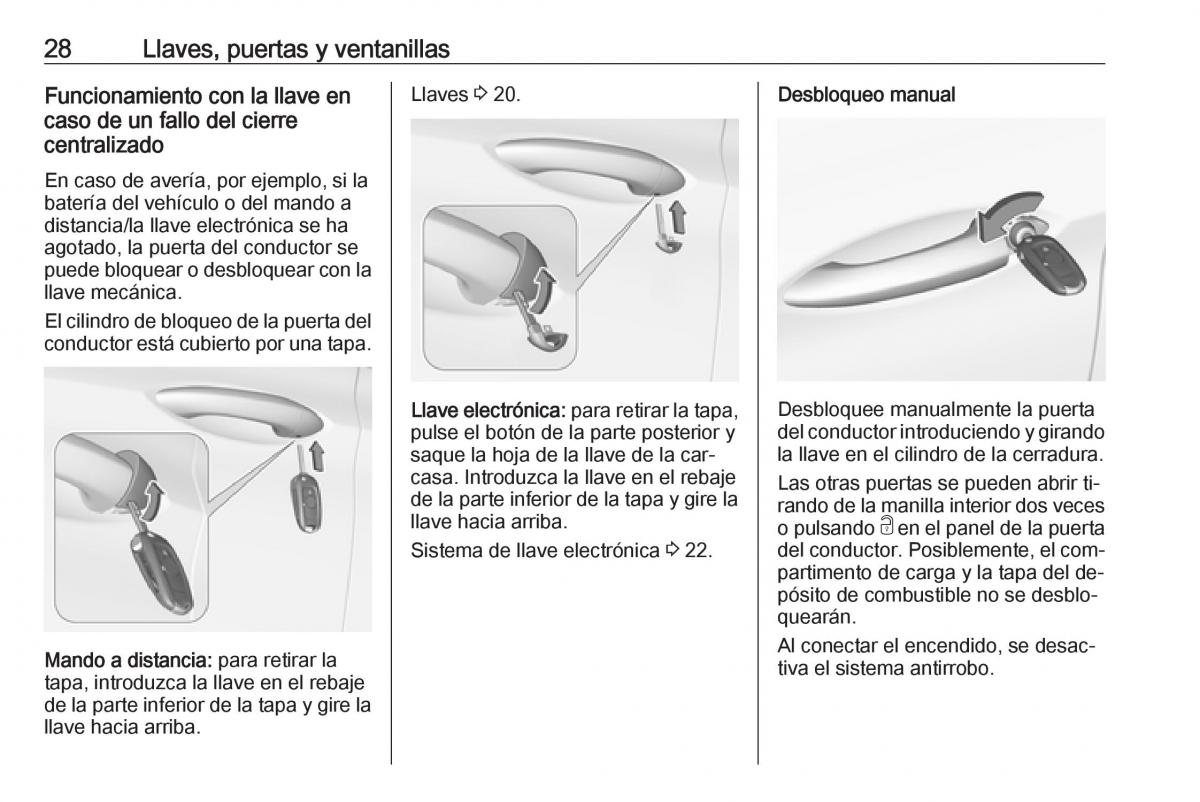 Opel Astra J IV 4 manual del propietario / page 30