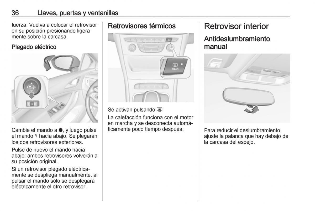 Opel Astra J IV 4 manual del propietario / page 38