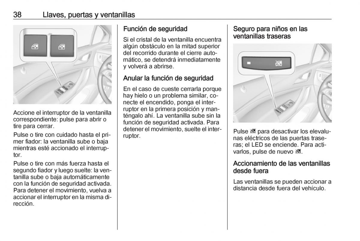 Opel Astra J IV 4 manual del propietario / page 40