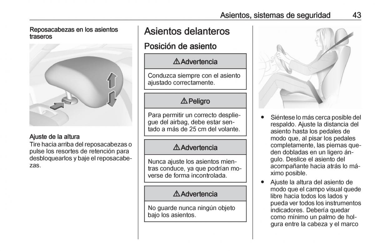 Opel Astra J IV 4 manual del propietario / page 45