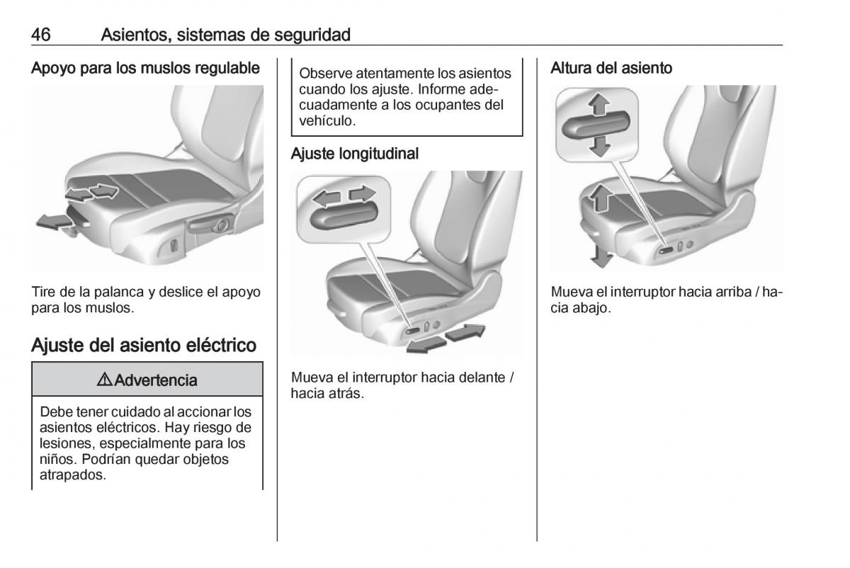 Opel Astra J IV 4 manual del propietario / page 48