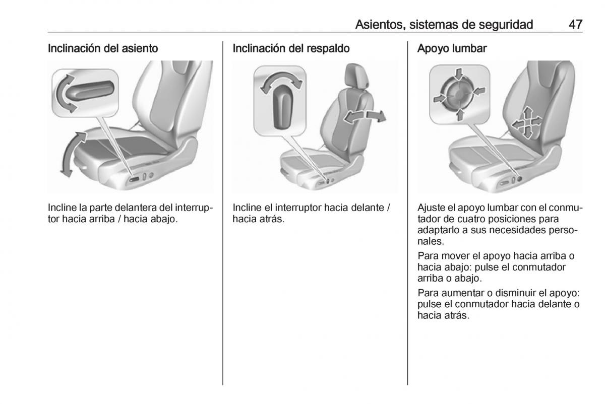 Opel Astra J IV 4 manual del propietario / page 49