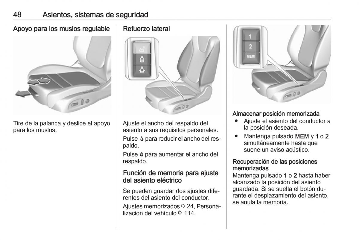 Opel Astra J IV 4 manual del propietario / page 50