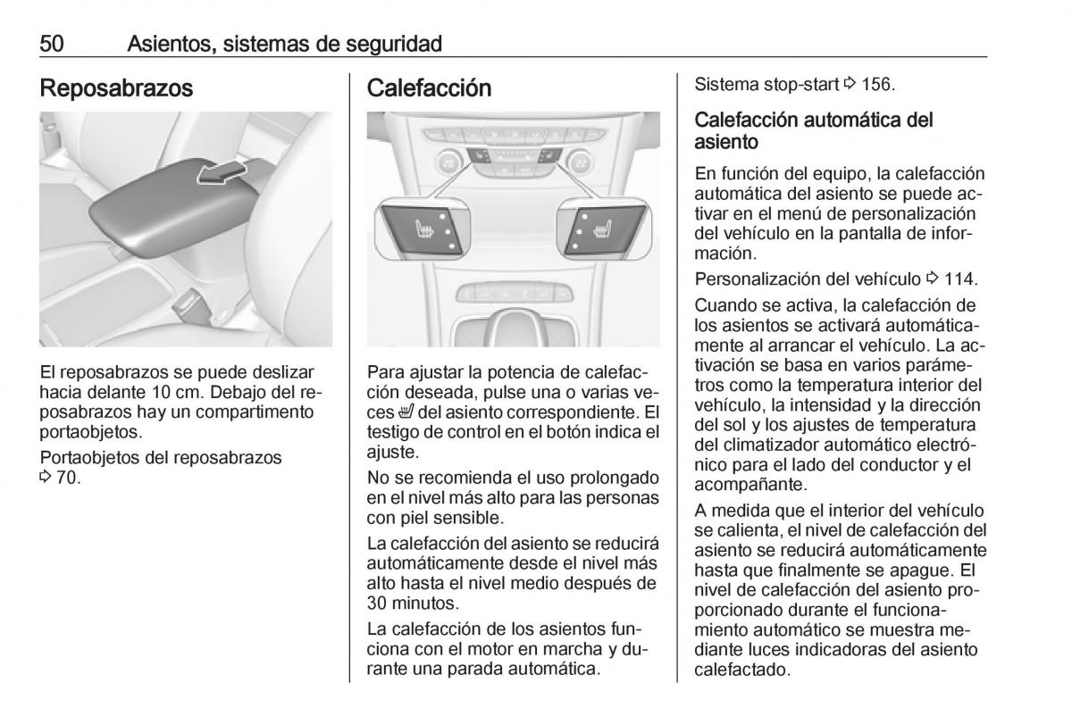 Opel Astra J IV 4 manual del propietario / page 52