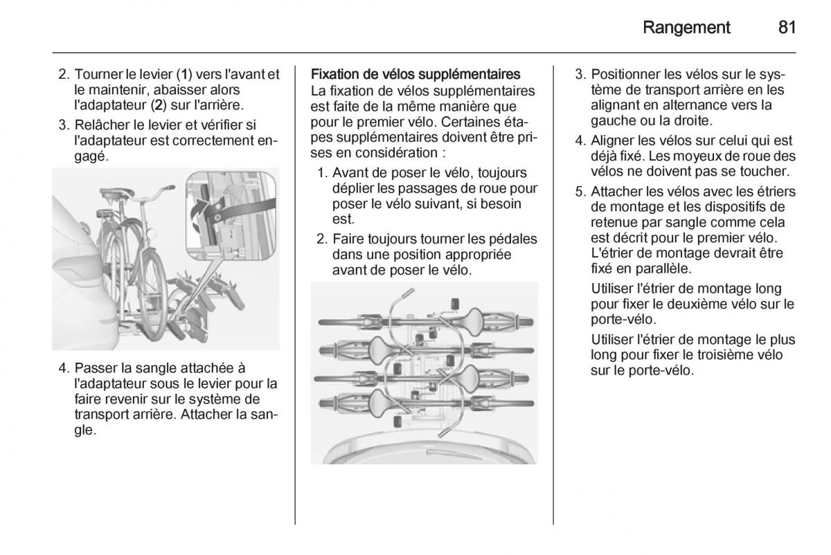 Opel Astra J IV 4 manuel du proprietaire / page 83