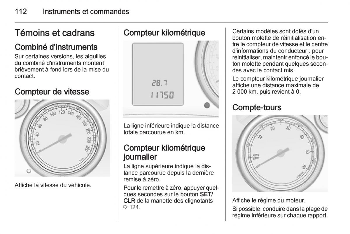 Opel Astra J IV 4 manuel du proprietaire / page 114