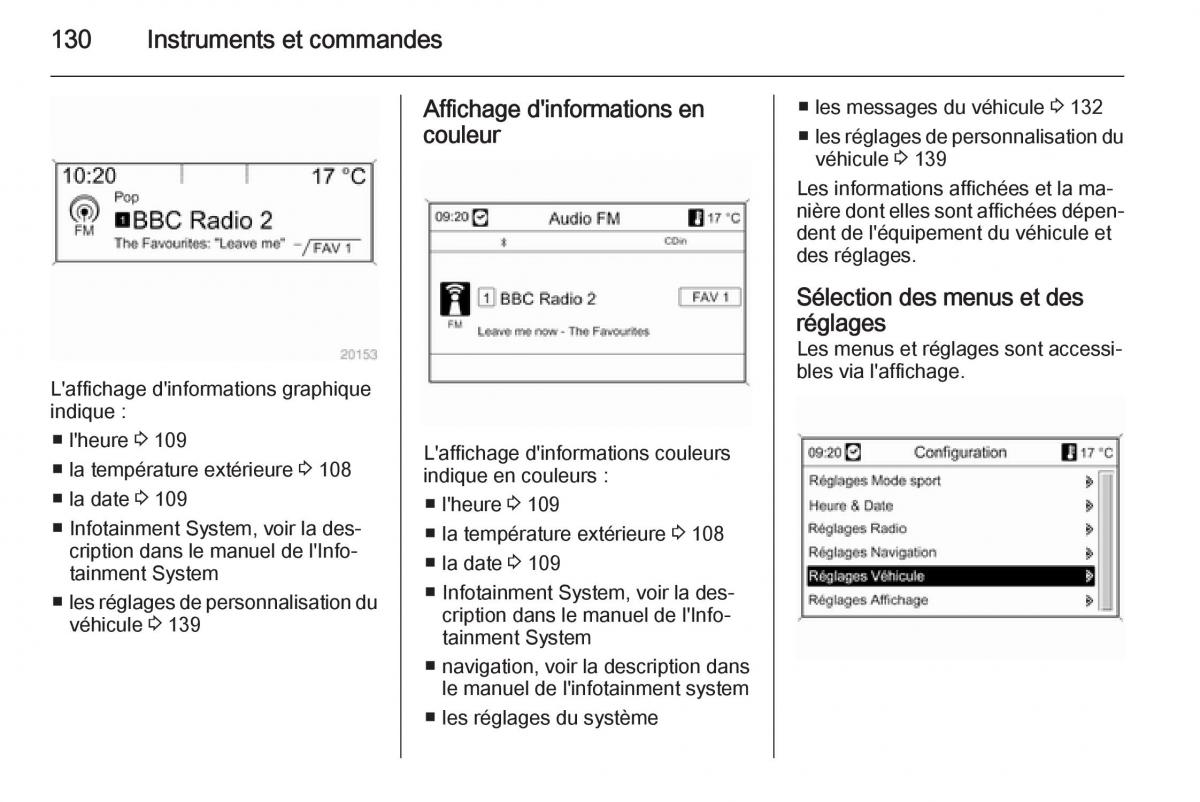 Opel Astra J IV 4 manuel du proprietaire / page 132