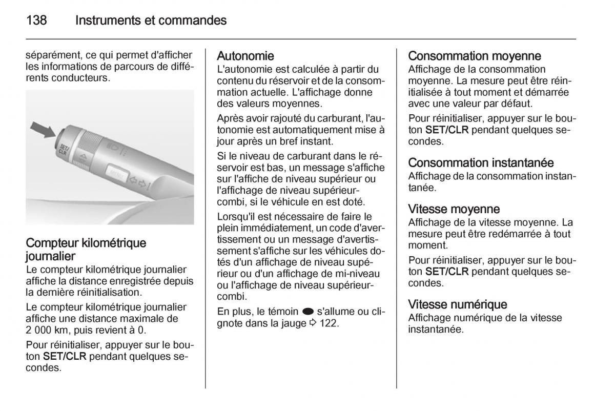 Opel Astra J IV 4 manuel du proprietaire / page 140