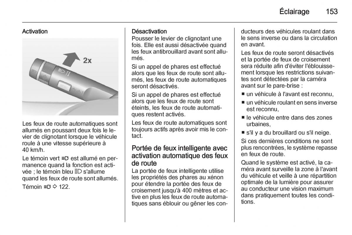 Opel Astra J IV 4 manuel du proprietaire / page 155