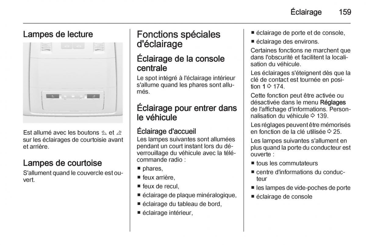 Opel Astra J IV 4 manuel du proprietaire / page 161