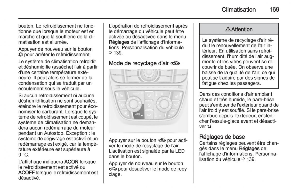 Opel Astra J IV 4 manuel du proprietaire / page 171