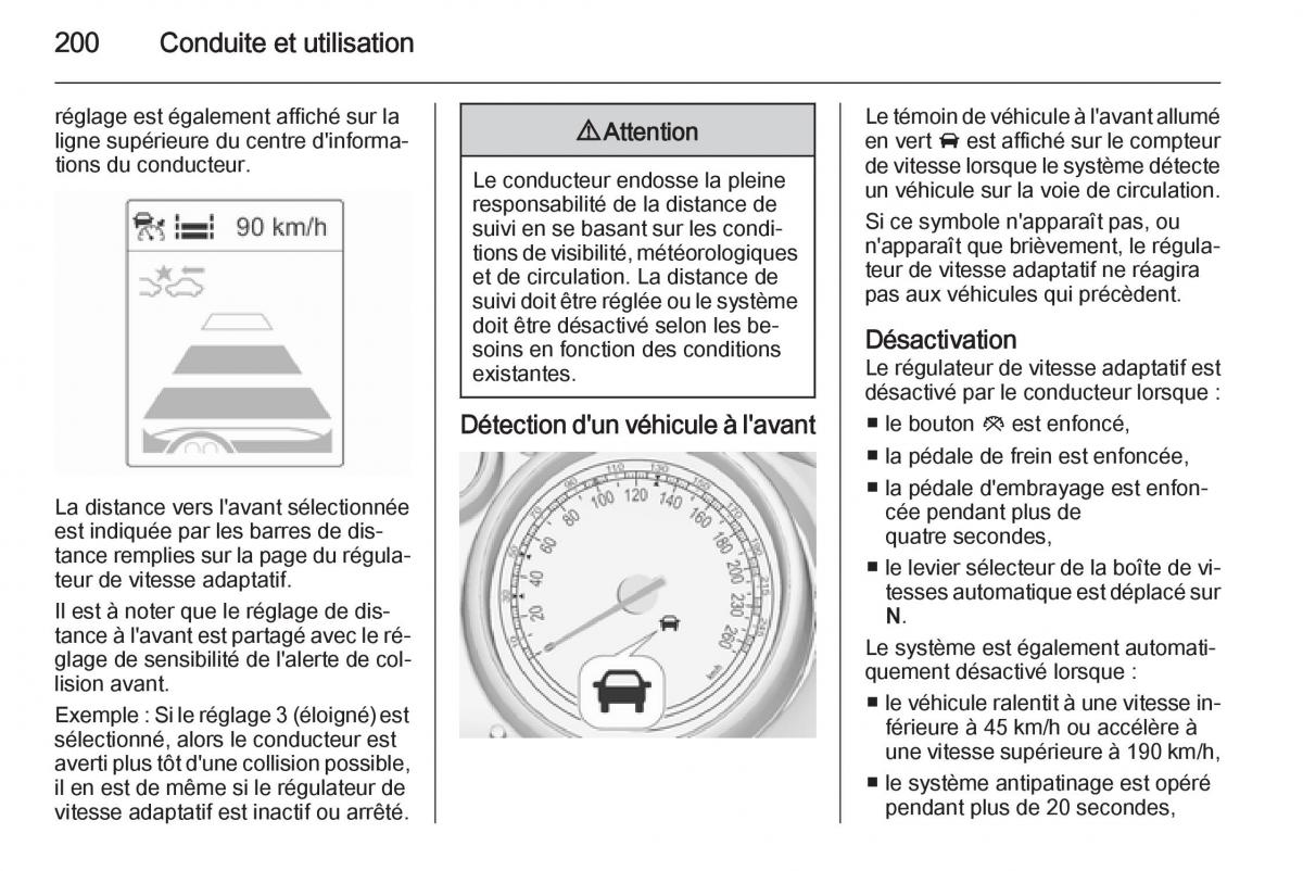 Opel Astra J IV 4 manuel du proprietaire / page 202