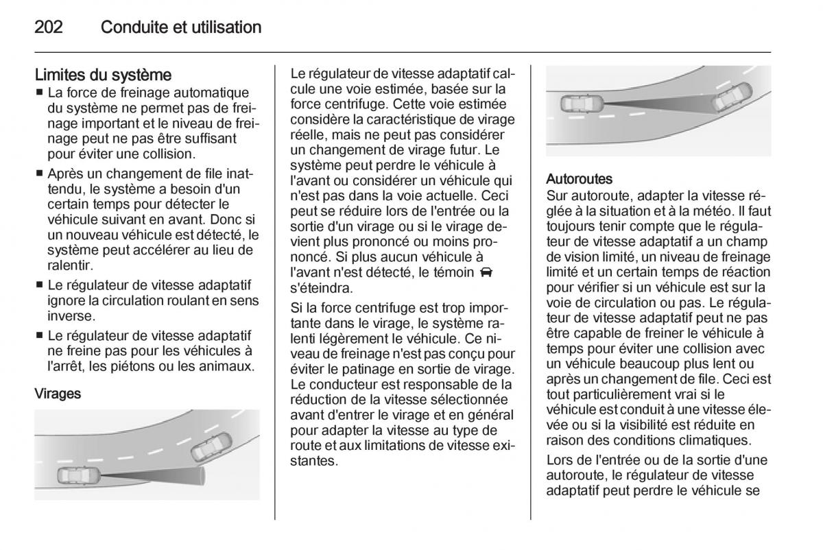 Opel Astra J IV 4 manuel du proprietaire / page 204