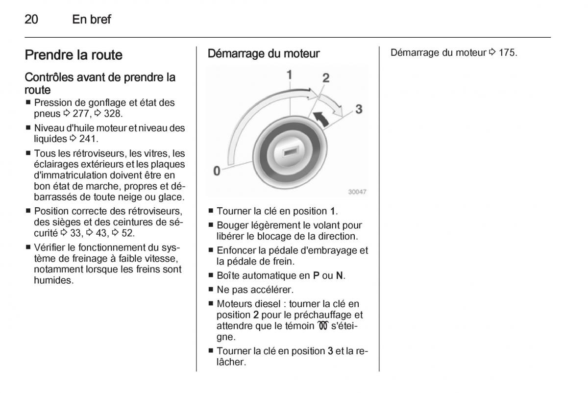 Opel Astra J IV 4 manuel du proprietaire / page 22