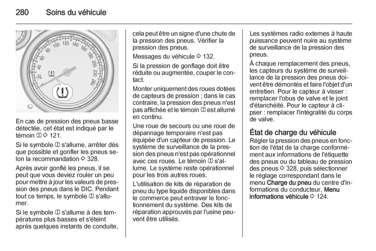 Opel Astra J IV 4 manuel du proprietaire / page 282