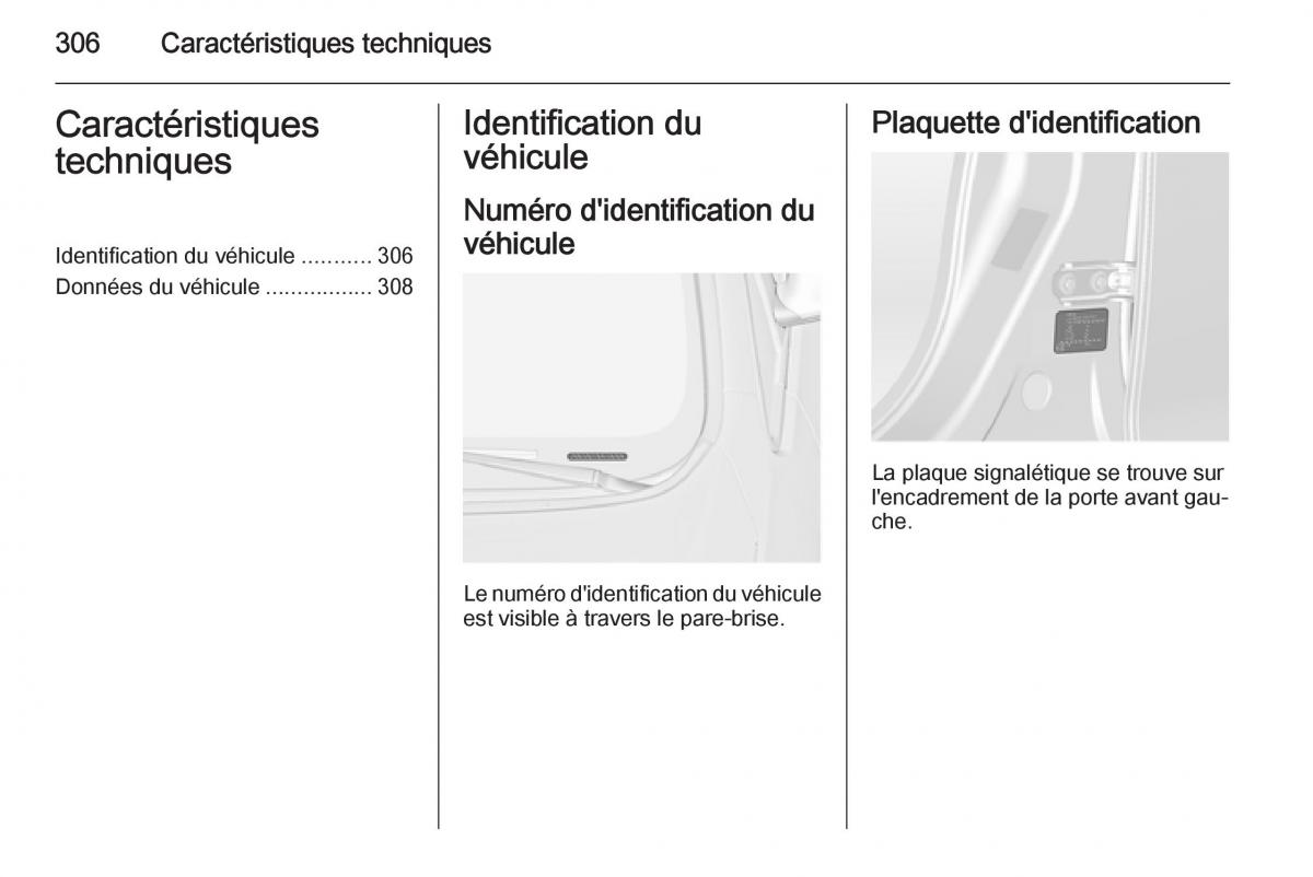 Opel Astra J IV 4 manuel du proprietaire / page 308