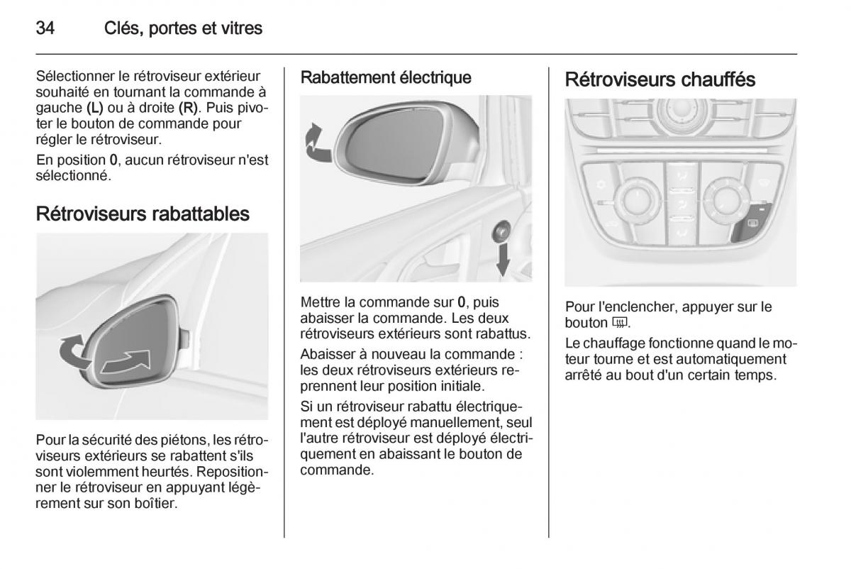 Opel Astra J IV 4 manuel du proprietaire / page 36