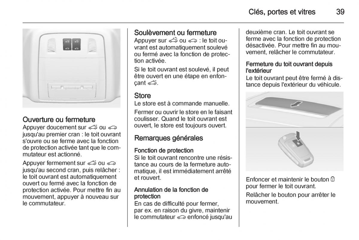 Opel Astra J IV 4 manuel du proprietaire / page 41