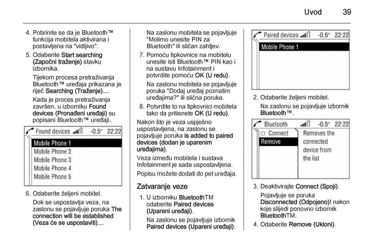 Opel Astra J IV 4 vlasnicko uputstvo / page 39