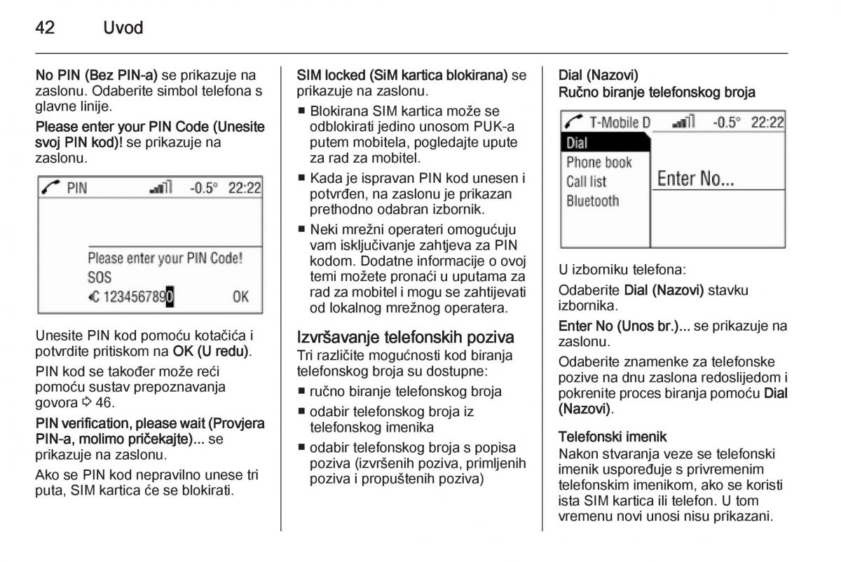 Opel Astra J IV 4 vlasnicko uputstvo / page 42