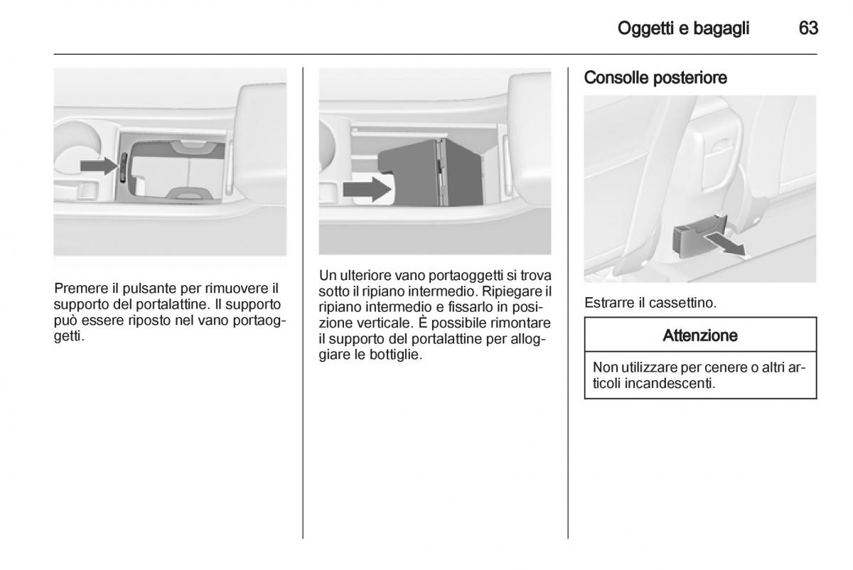 Opel Astra J IV 4 manuale del proprietario / page 65