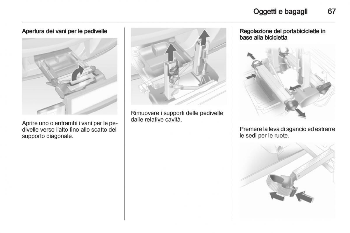 Opel Astra J IV 4 manuale del proprietario / page 69