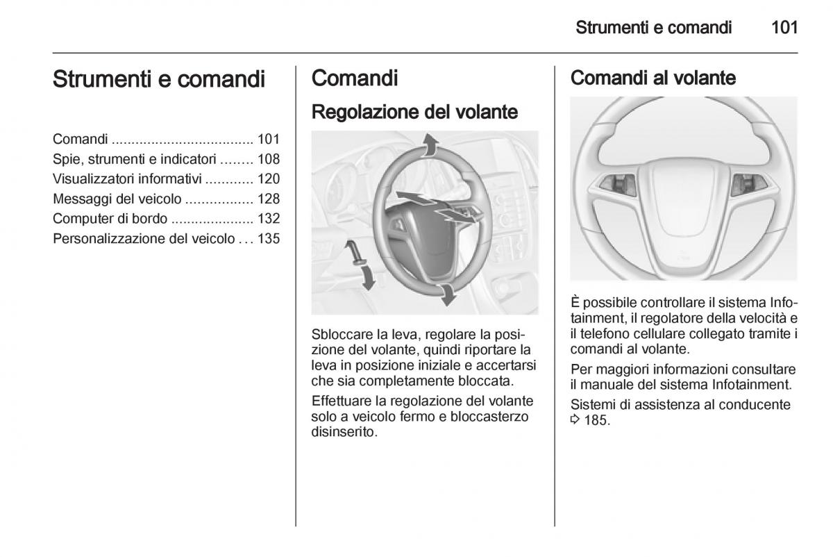 Opel Astra J IV 4 manuale del proprietario / page 103