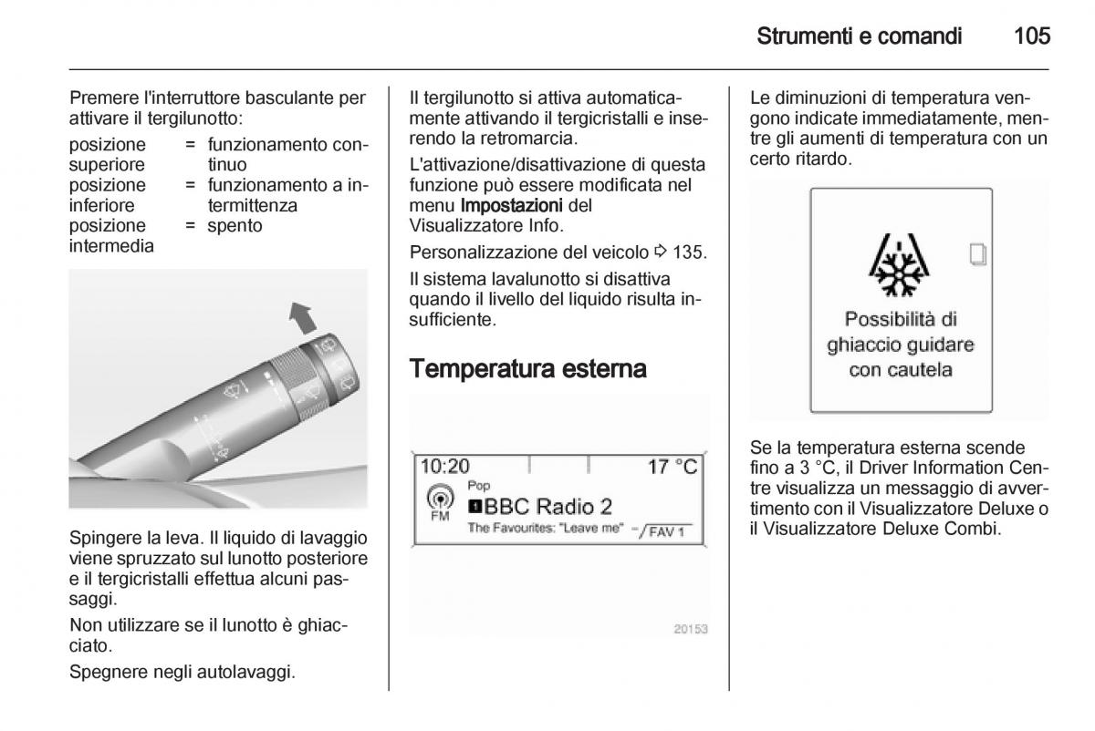 Opel Astra J IV 4 manuale del proprietario / page 107