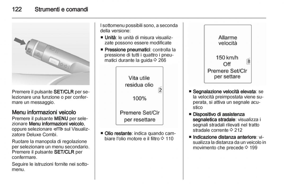 Opel Astra J IV 4 manuale del proprietario / page 124