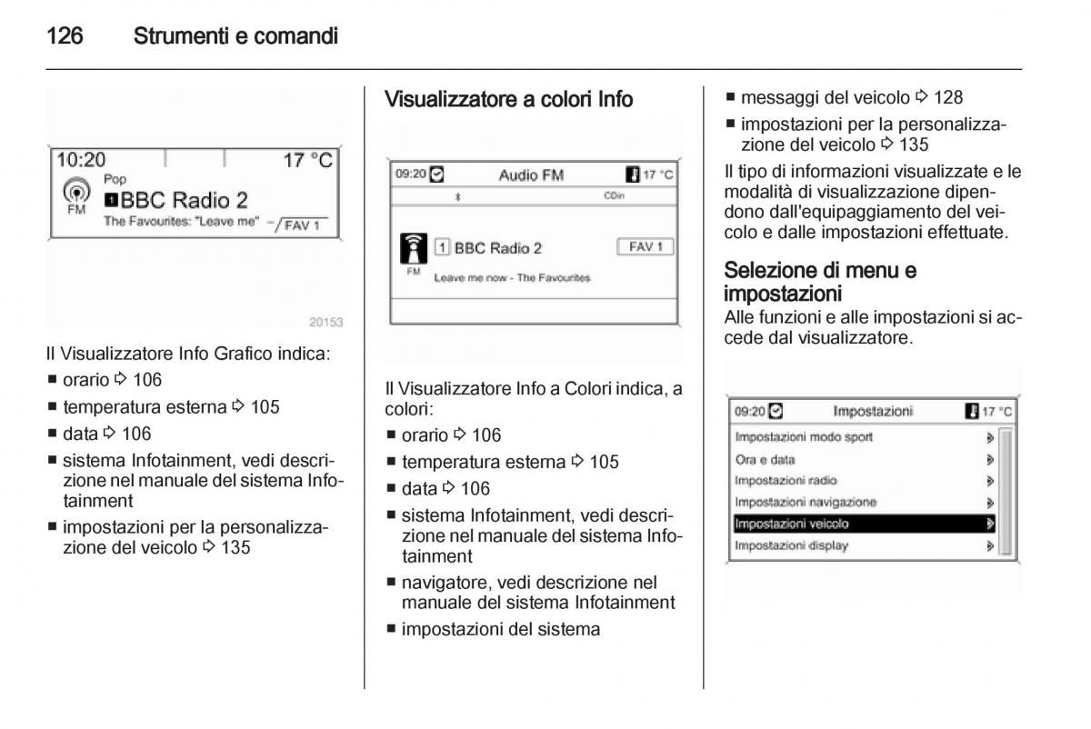 Opel Astra J IV 4 manuale del proprietario / page 128