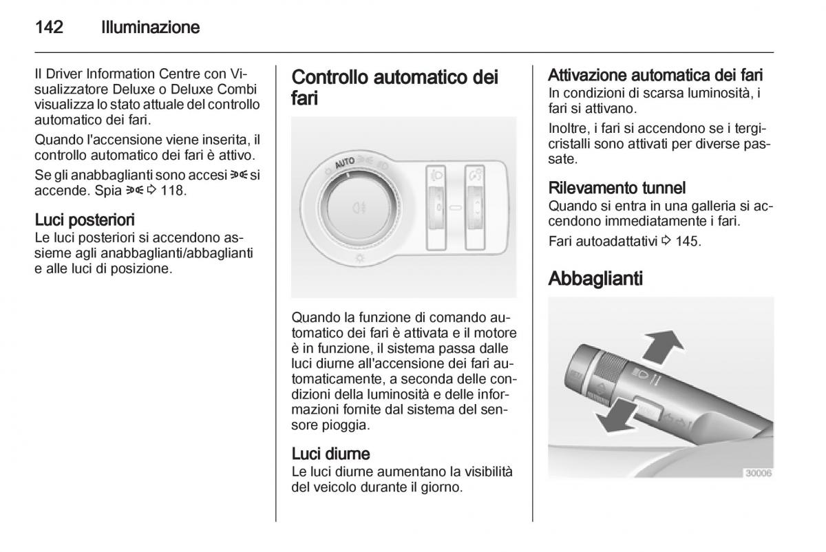 Opel Astra J IV 4 manuale del proprietario / page 144