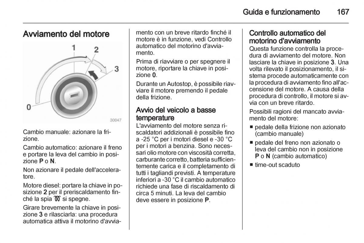 Opel Astra J IV 4 manuale del proprietario / page 169