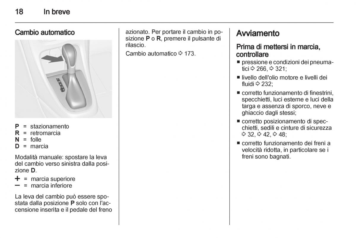 Opel Astra J IV 4 manuale del proprietario / page 20