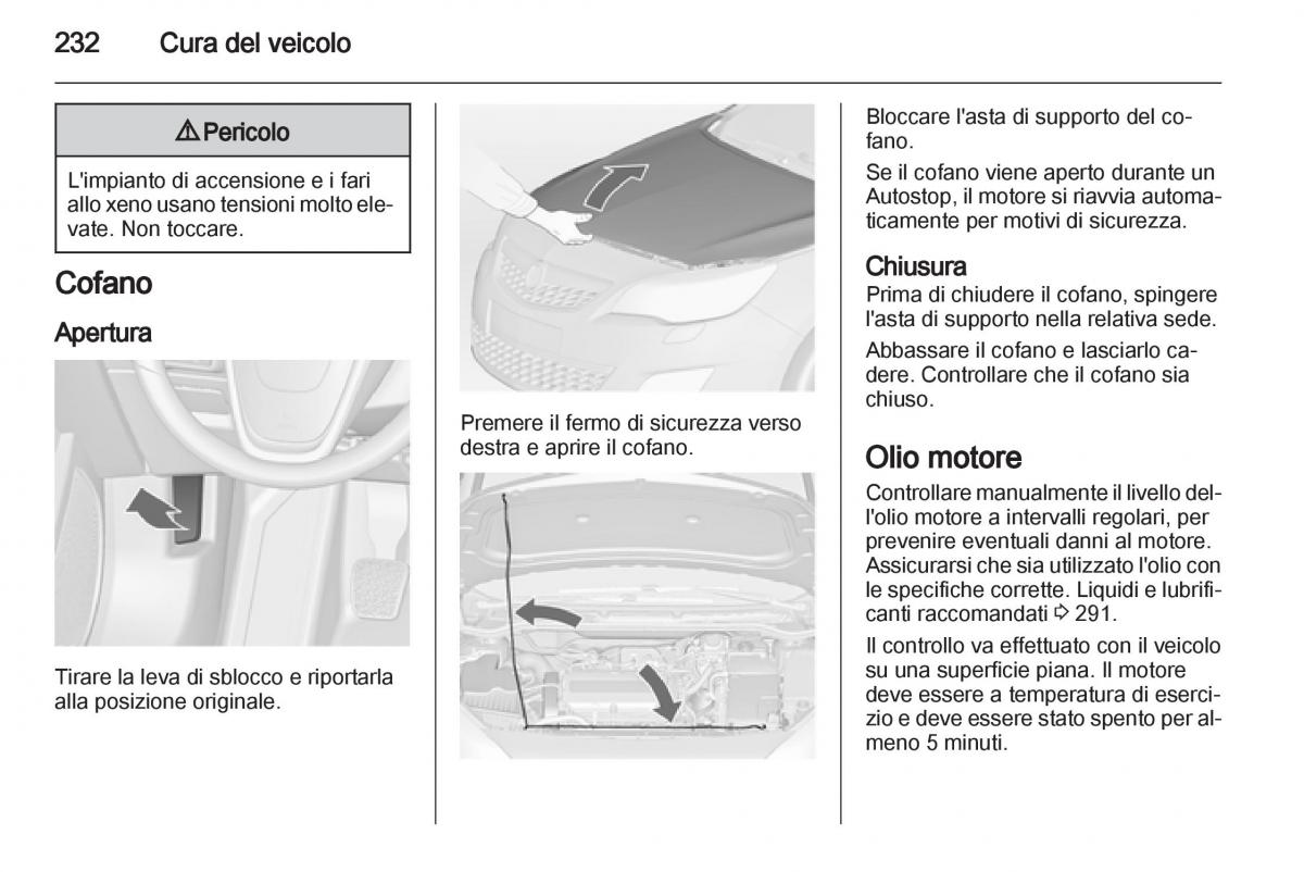 Opel Astra J IV 4 manuale del proprietario / page 234