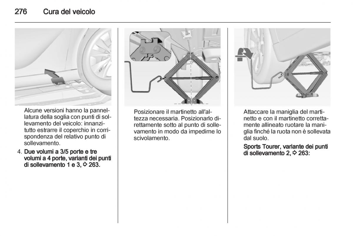 Opel Astra J IV 4 manuale del proprietario / page 278