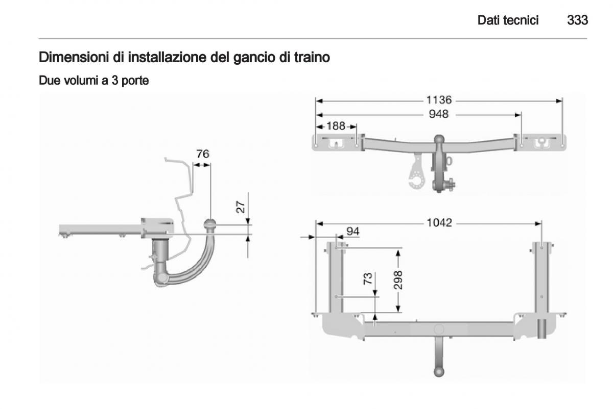 Opel Astra J IV 4 manuale del proprietario / page 335