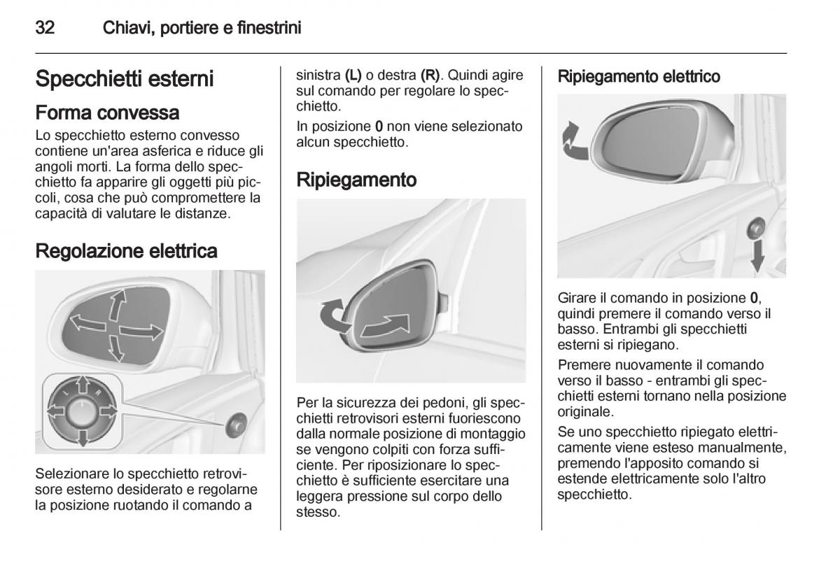 Opel Astra J IV 4 manuale del proprietario / page 34